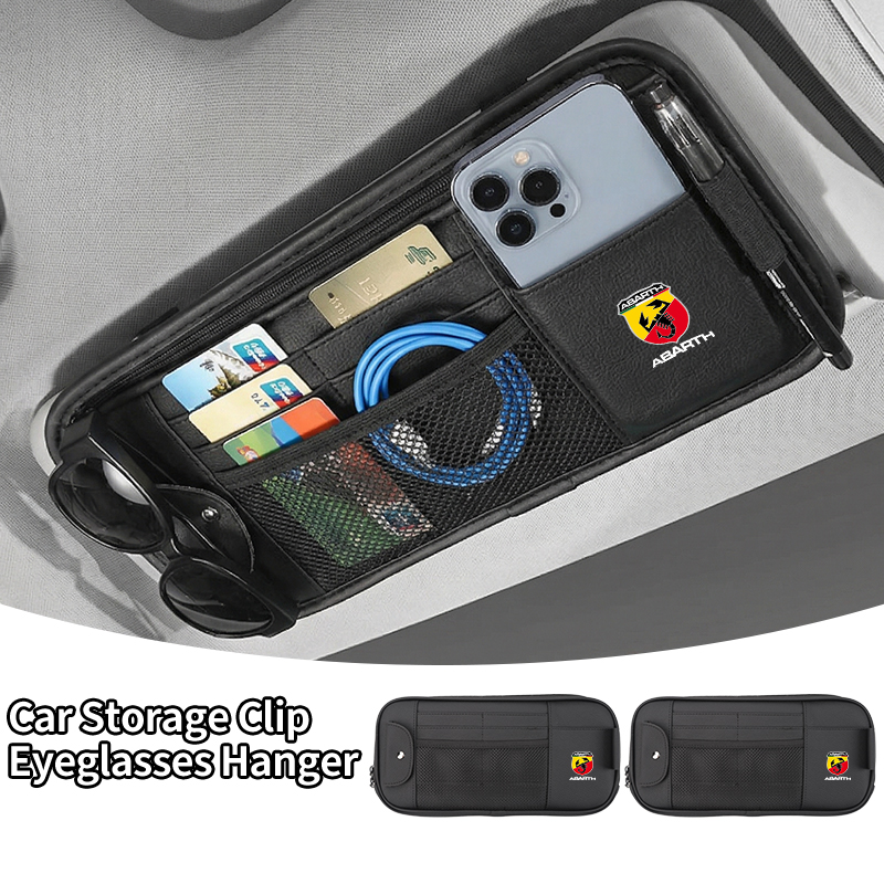 Car Trunk Organizer - Car Sun Visor Organizer Sunglasses Holder