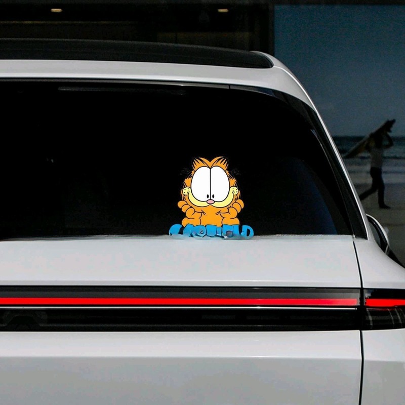 Creative cartoon cute Garfield - Car Accessories Decoration recension och pris