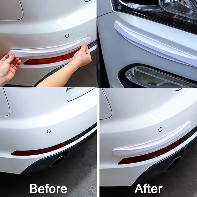 2/4PCS Front Rear Bumper Unive - Bumper Guard Protector recension och pris