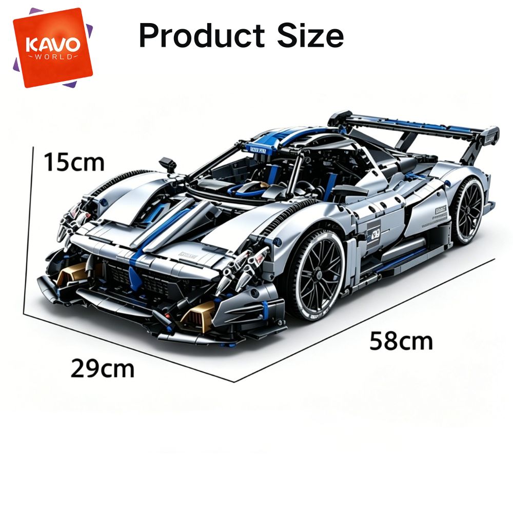 KAVOWORLD 3526pcs Silver Blue  - Car Accessories Walmart recension och pris