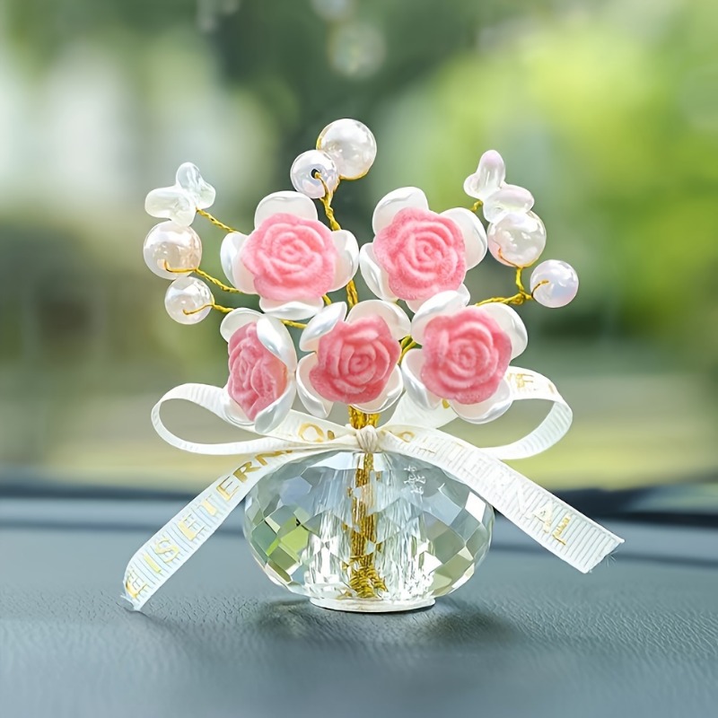 1PC Crystal Glass Rose Dashboa - Car Accessories Walmart recension och pris