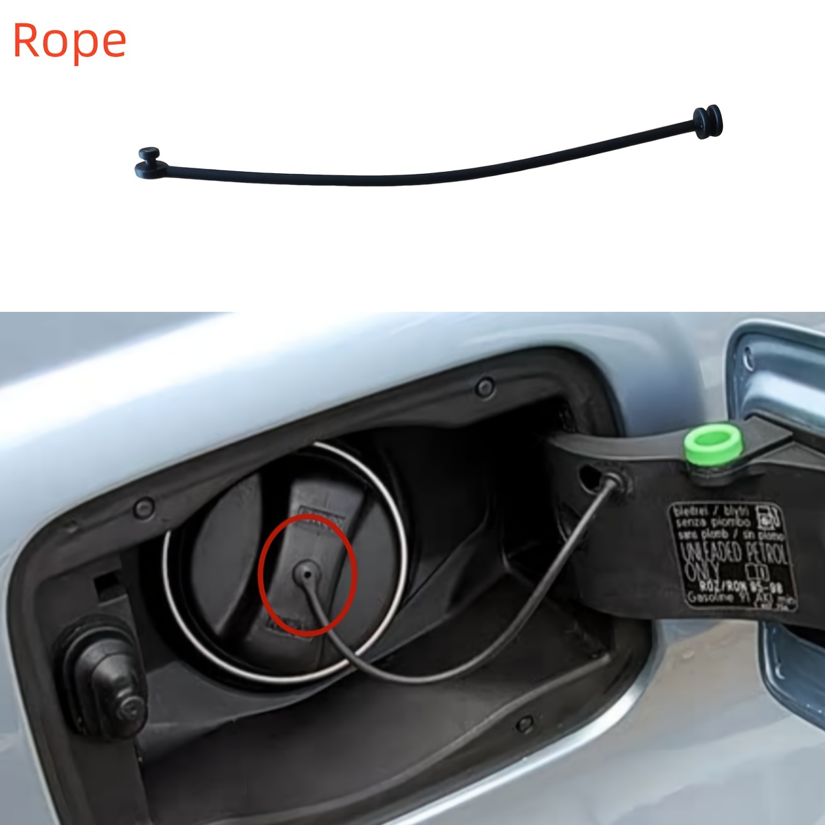1pc Car Fuel Tank Cap Cable An - Car Accessories Brand recension och pris