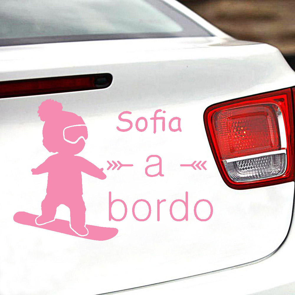 1pc Vinyl baby a bordo colorfu - Car Accessories Decoration recension och pris