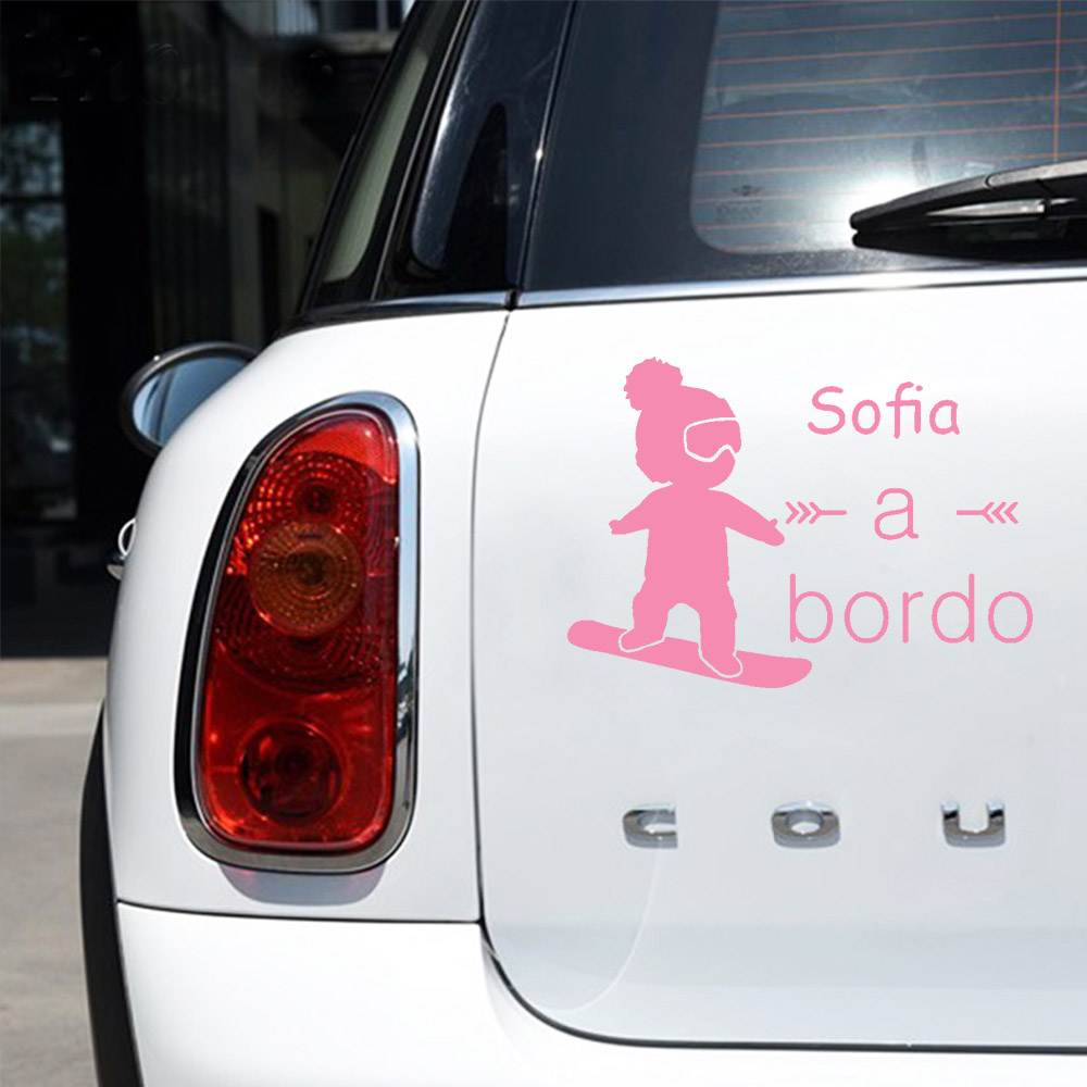 1pc Vinyl baby a bordo colorfu - Car Accessories Decoration recension och pris