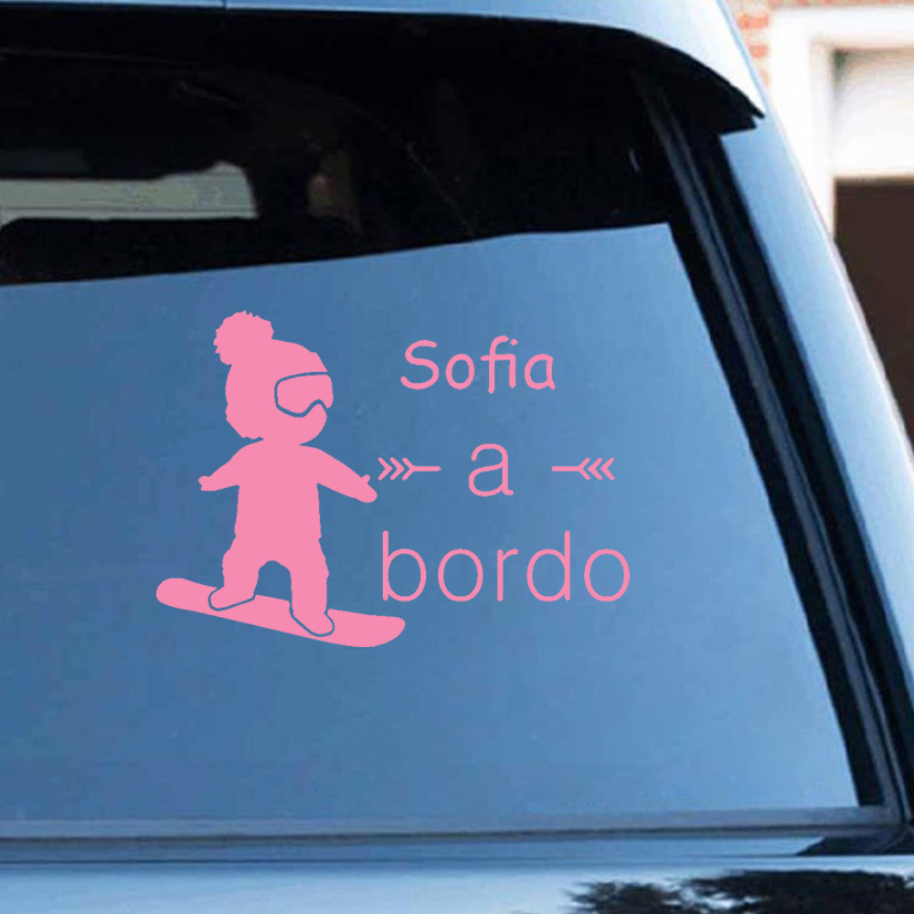 1pc Vinyl baby a bordo colorfu - Car Accessories Decoration recension och pris
