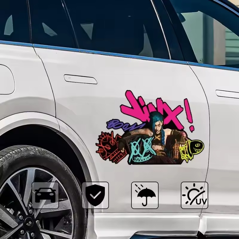 Arcane Jinx Graffiti Reflectiv - Car Accessories Decoration recension och pris