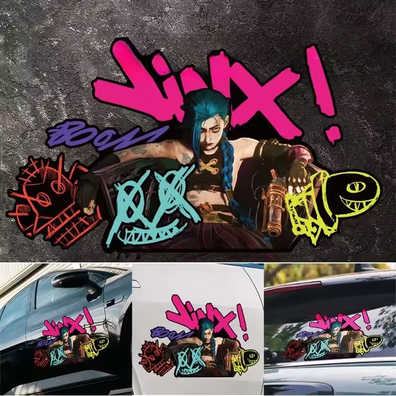 Arcane Jinx Graffiti Reflectiv - Car Accessories Decoration recension och pris