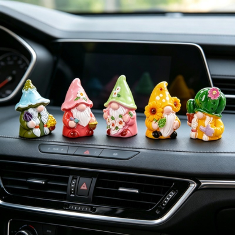 Mini 6Pcs Gnome Figurines Resi - Car Accessories Walmart recension och pris