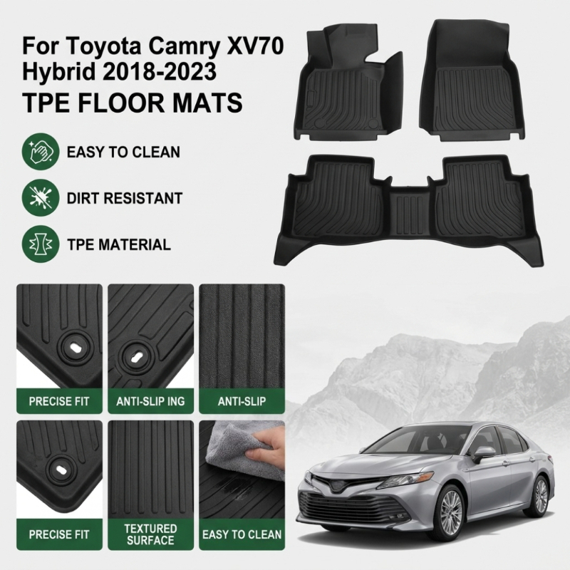 TPE Car Floor Mats For Toyota  - Car Floor Mat Rubber recension och pris