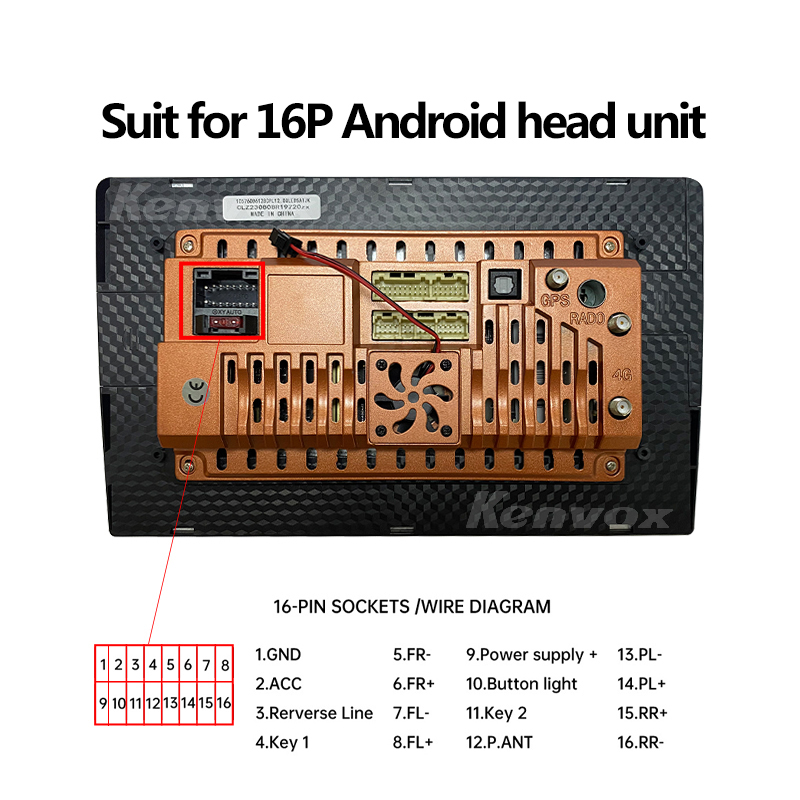 16pin Car Android Radio Stereo - Car Accessories Usa recension och pris