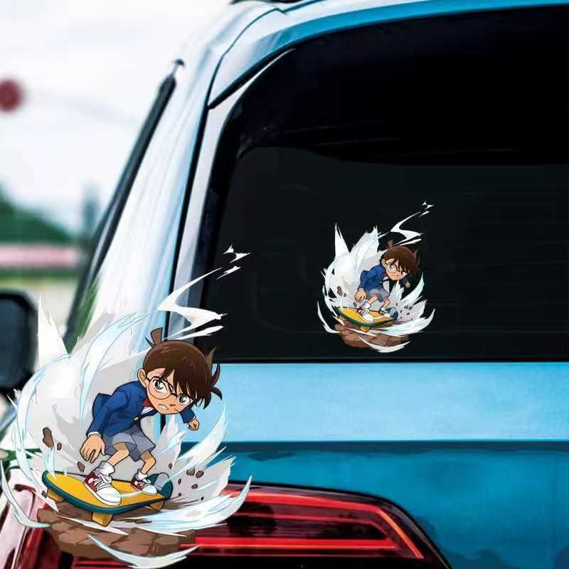 Detective Conan Cartoon Skateb - Car Accessories Decoration recension och pris